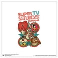 thumbnail image 1 of Gallery Pops Looney Tunes - Saturday Morning Cartoons Text Logo Wall Art, Unframed Version, 12" x 12", 1 of 5