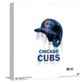 thumbnail image 1 of Gallery Pops MLB Chicago Cubs - Drip Helmet Canvas Wall Art, Unframed Version, 12" x 12", 1 of 4