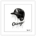 thumbnail image 1 of Gallery Pops MLB Chicago White Sox - Drip Helmet Wall Art, White Framed Version, 12" x 12", 1 of 5