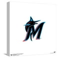 thumbnail image 1 of Gallery Pops MLB Miami Marlins - Secondary Club Logo Canvas Wall Art, Unframed Version, 12" x 12", 1 of 4