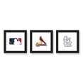 thumbnail image 1 of Gallery Pops MLB - St. Louis Cardinals - Team Wall Art Bundle (3-Pack), Black Framed Version, 12" x 12", 1 of 5