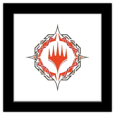Gallery Pops Magic The Gathering - Planeswalker Icon Wall Art, Black Framed Version, 12" x 12"