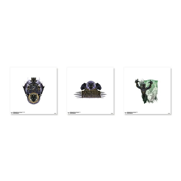 Gallery Pops Marvel - Black Panther - Mask Wall Art Bundle (3-Pack)