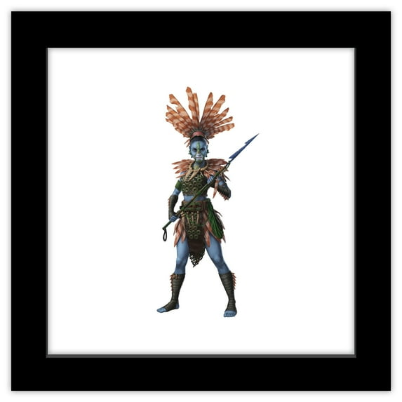 Gallery Pops Marvel Black Panther: Wakanda Forever - Namora Wall Art, Black Framed Version, 12" x 12"