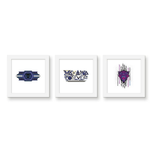 Gallery Pops Marvel Black Panther: Wakanda Forever - Tech Badge Wall Art Bundle (3-Pack)