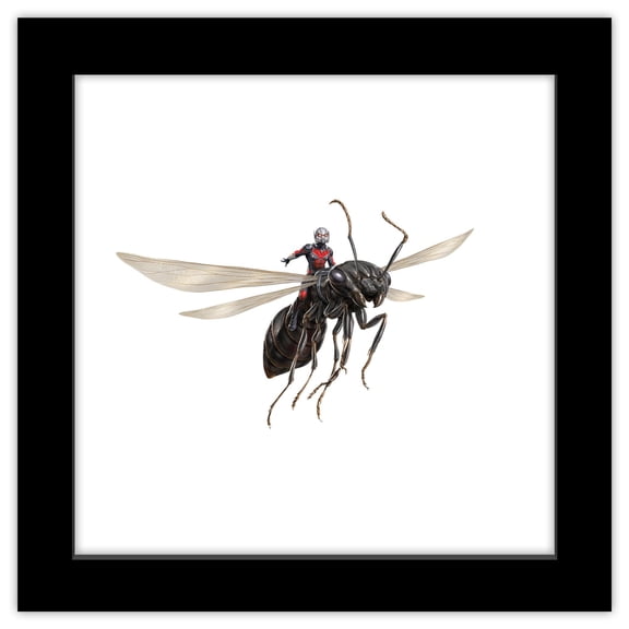 Gallery Pops Marvel Comics Avengers - Ant-Man Wall Art, Black Framed Version, 12" x 12"