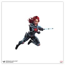 Gallery Pops Marvel Comics Avengers - Black Widow Wall Art, Unframed Version, 12" x 12"