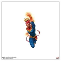 Gallery Pops Marvel Comics Avengers - Captain Marvel Wall Art, Unframed Version, 12" x 12"