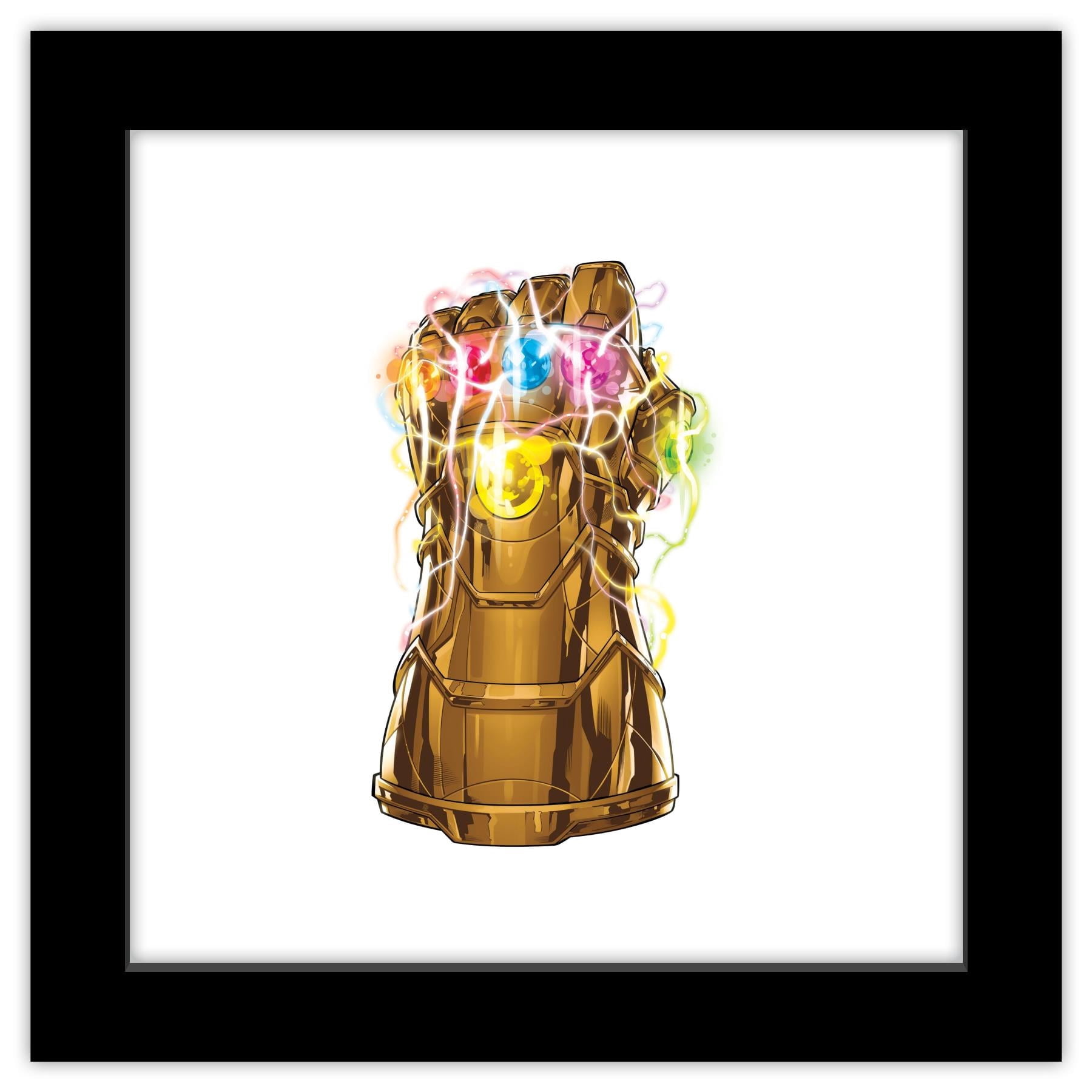 Gallery Pops Marvel Comics Avengers - Infinity Gauntlet Wall Art, Black ...