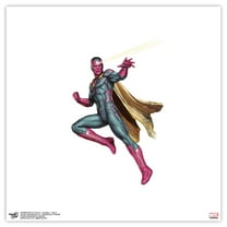 Gallery Pops Marvel Comics Avengers - Vision Wall Art, Unframed Version, 12" x 12"