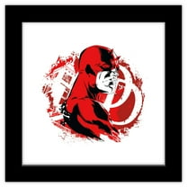 Gallery Pops Marvel Comics Daredevil - Devil of Hell's Kitchen Graphic Wall Art, Black Framed Version, 12" x 12"