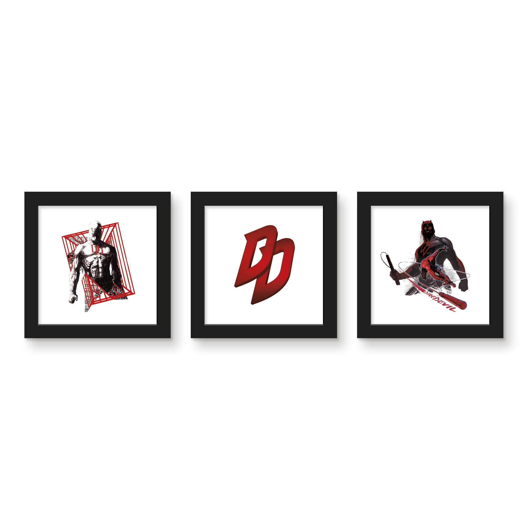 Gallery Pops Marvel Comics Daredevil Red Devil Wall Art Bundle (3