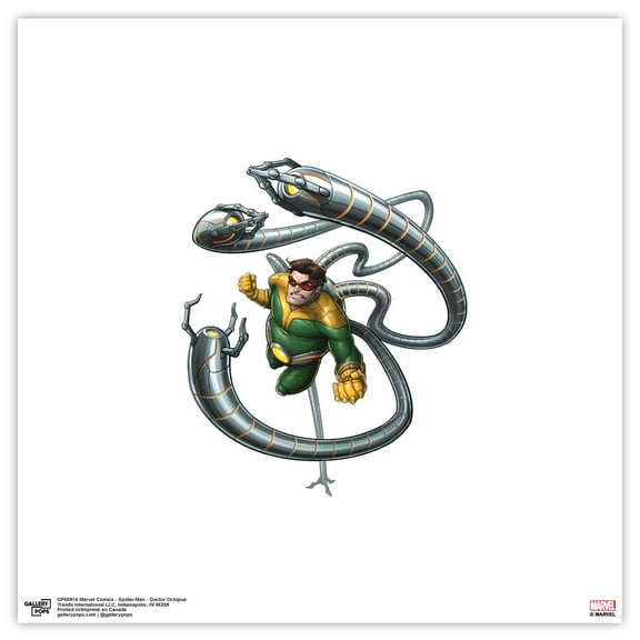 Gallery Pops Marvel Comics Spider-Man - Doctor Octopus Wall Art, Unframed Version, 12" x 12"