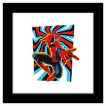 Gallery Pops Marvel Comics Spider-Man - Gallery Edition Spider-Man Wall Art, Black Framed Version, 12" x 12"