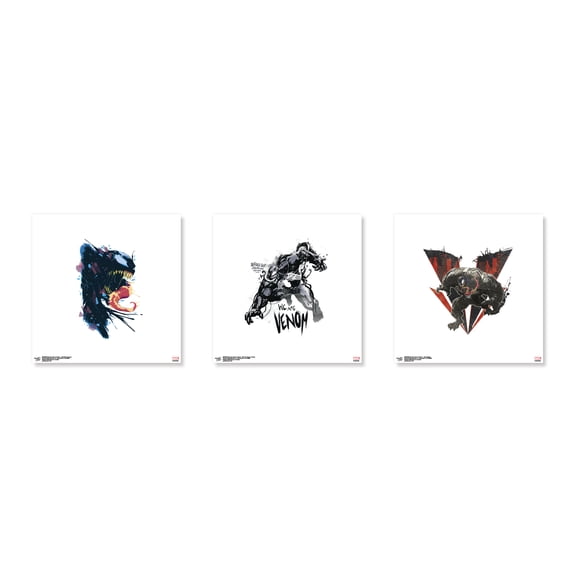 Gallery Pops Marvel Comics Venom - We Are Venom Wall Art Bundle (3-Pack)