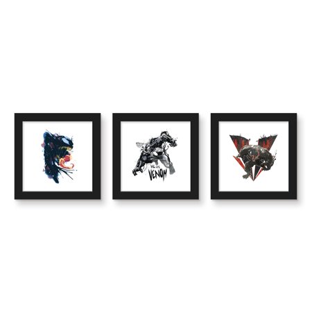 Gallery Pops Marvel Comics Venom - We Are Venom Wall Art Bundle (3-Pack)