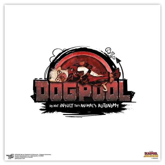 Gallery PopsĀ® Marvel Deadpool & Wolverine (2024) - Dogpool Autonomy Wall Art