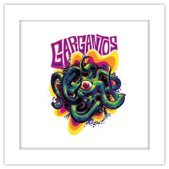 Gallery Pops Marvel Dr. Strange in the Multiverse of Madness - Demon Text Wall Art, White Framed Version, 12" x 12"