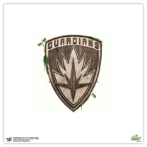 Gallery Pops Marvel I Am Groot - Guardians Shield Wall Art, Unframed Version, 12" x 12"