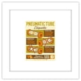 thumbnail image 1 of Gallery Pops Marvel Loki (TV Series) - Pneumatic Tube Etiquette Wall Art, White Framed Version, 12" x 12", 1 of 5