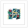 thumbnail image 1 of Gallery Pops Marvel Ms. Marvel - Kamala Arabic Sketch Wall Art, White Framed Version, 12" x 12", 1 of 5