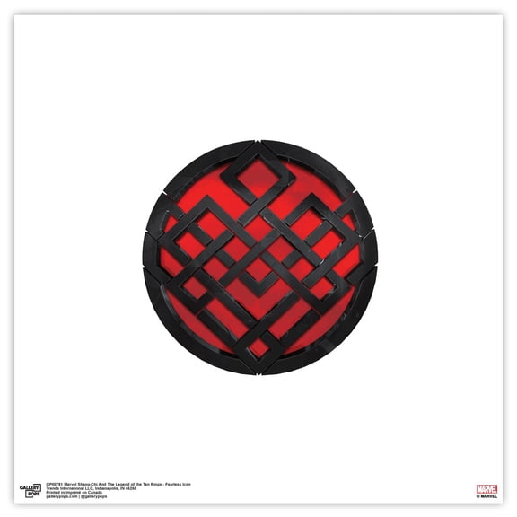 Gallery Pops Marvel Shang-Chi And The Legend of the Ten Rings - Fearless Wall Art, Unframed Version, 12" x 12"