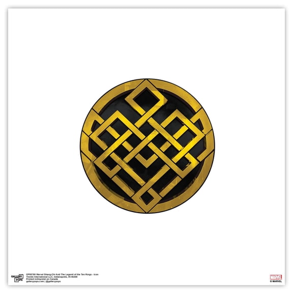 Gallery Pops Marvel Shang-Chi And The Legend of the Ten Rings - Icon Wall Art, Unframed Version, 12" x 12"