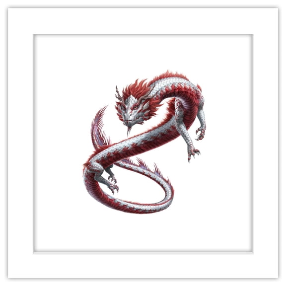 Gallery Pops Marvel Shang-Chi And The Legend of the Ten Rings - Protector Wall Art, White Framed Version, 12" x 12"