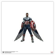 Gallery Pops Marvel The Falcon And The Winter Soldier - Sam Wilson Wall Art, Unframed Version, 12" x 12"