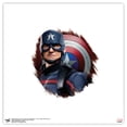thumbnail image 1 of Gallery Pops Marvel The Falcon And The Winter Soldier - Shield Artwork Wall Art, Unframed Version, 12" x 12", 1 of 5