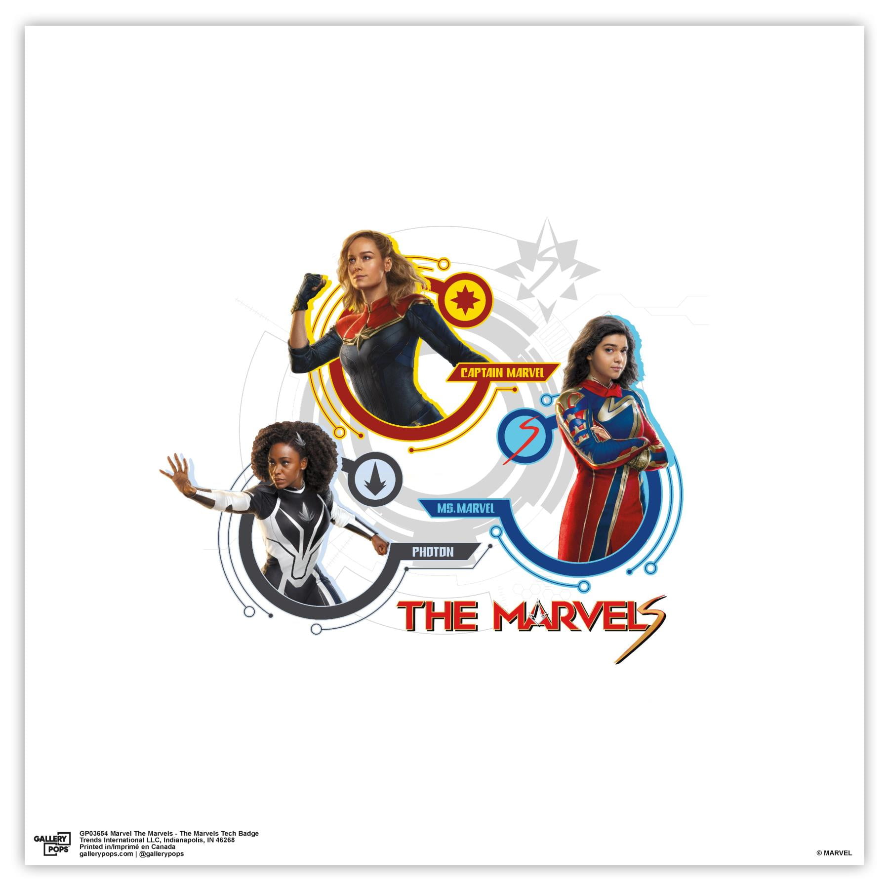 Gallery Pops Marvel The Marvels - The Marvels Tech Badge Wall Art ...