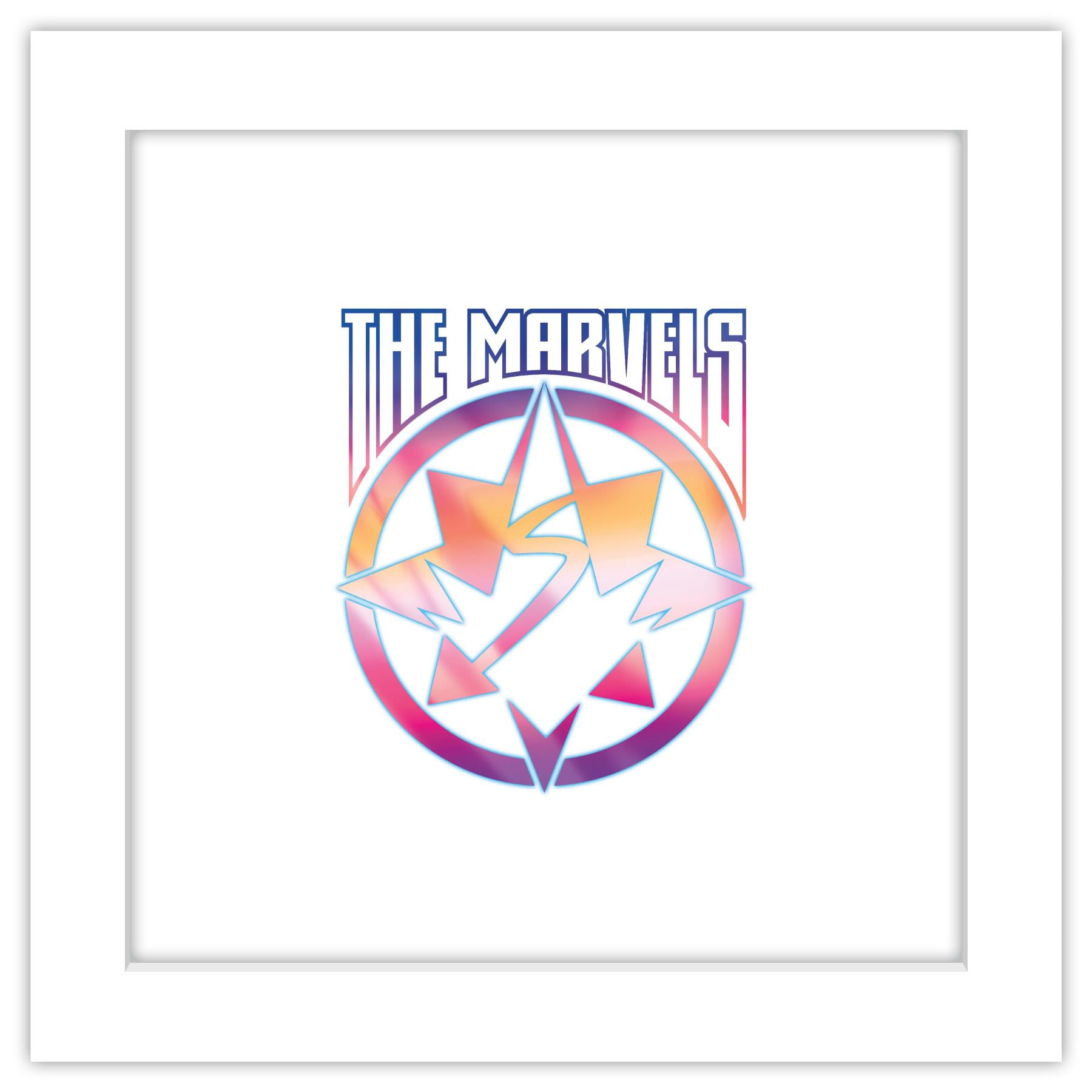 Gallery Pops Marvel The Marvels - The Marvels Text Badge Wall Art ...