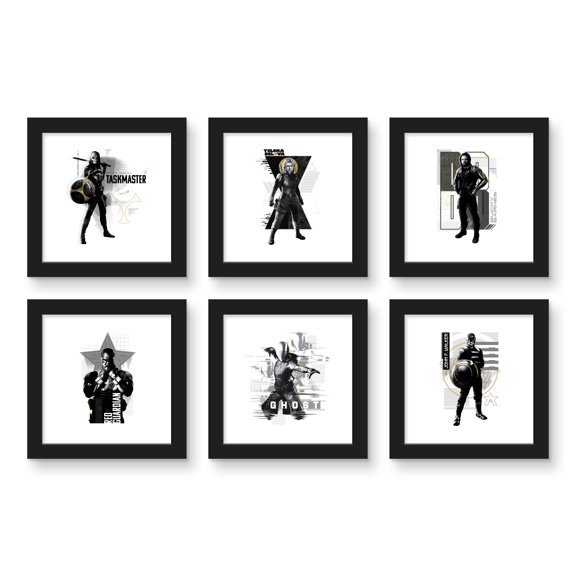 Gallery Pops Marvel Thunderbolts - Team Wall Art Bundle (6-Pack)