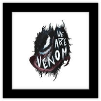 Gallery Pops Marvel Venom: The Last Dance - We Are Venom Wall Art, Black Framed Version, 12" x 12"