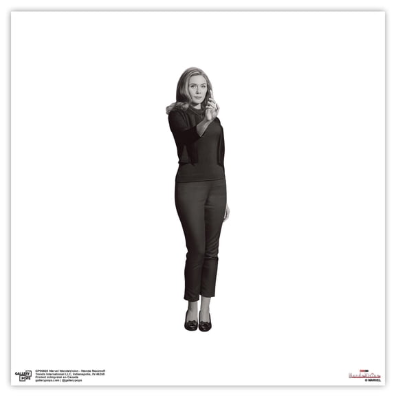Gallery Pops Marvel WandaVision - Wanda Maximoff Wall Art, Unframed Version, 12" x 12"