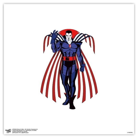 Gallery Pops Marvel X-Men '97 - Mr. Sinister Character Art Wall Art, Unframed Version, 12" x 12"