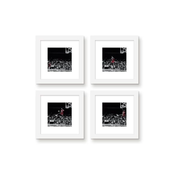 Gallery Pops Michael Jordan - Cradle Pose Dunk Series Wall Art Bundle (4-Pack)