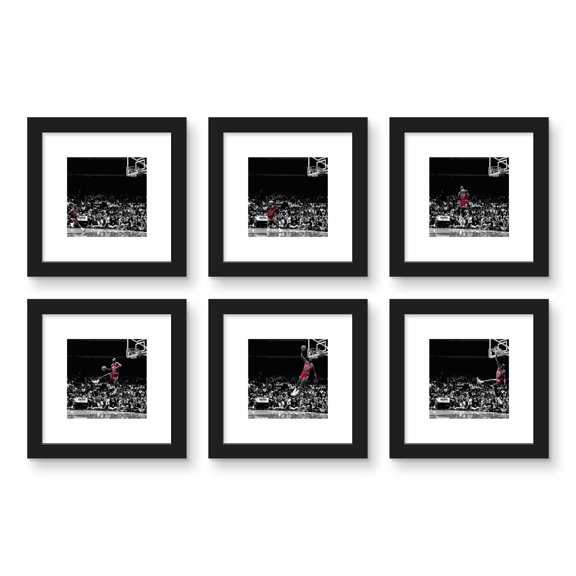 Gallery Pops Michael Jordan - Cradle Pose Dunk Series Wall Art Bundle (6-Pack)