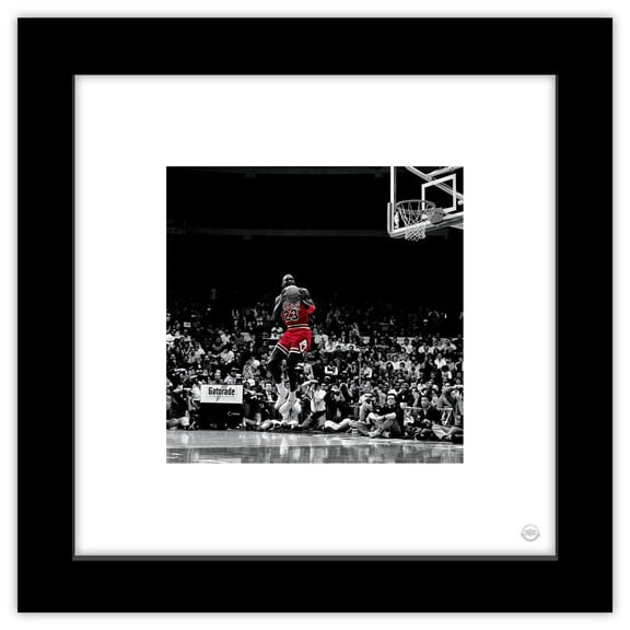 Gallery Pops Michael Jordan - Flight Progression Sequence 3 Wall Art, Black Framed Version, 12" x 12"