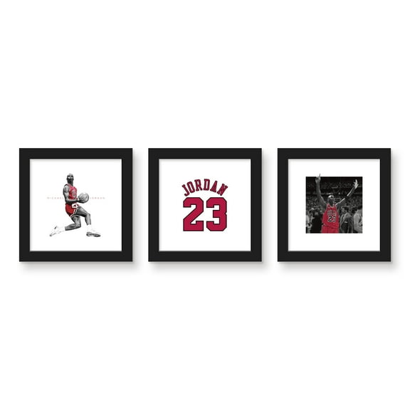 Gallery Pops Michael Jordan - Iconic Wall Art Bundle (3-Pack)