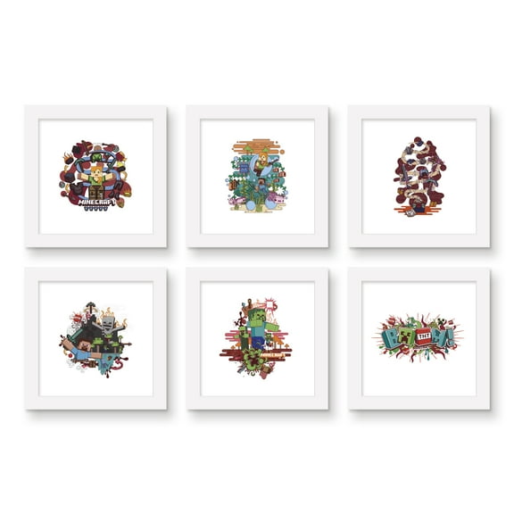 Gallery Pops Minecraft - Funtage Explore Wall Art Bundle (6-Pack)