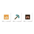 thumbnail image 1 of Gallery Pops Minecraft - Iconic Pixels Heroes Wall Art Bundle (3-Pack), 1 of 5