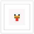 thumbnail image 1 of Gallery Pops Minecraft: Iconic Pixels - Mobs - Chicken Wall Art, White Framed Version, 12" x 12", 1 of 5