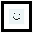 thumbnail image 1 of Gallery Pops Minecraft: Iconic Pixels - Mobs - Snow Golem Wall Art, Black Framed Version, 12" x 12", 1 of 5