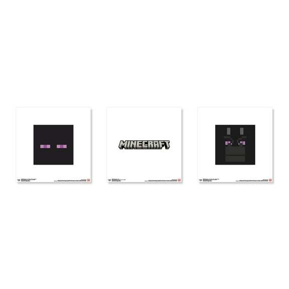 Gallery Pops Minecraft - Iconic Pixels The End Wall Art Bundle (3-Pack)