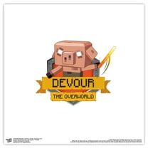 Gallery Pops Minecraft: Legends - Devour The Overworld Wall Art, Unframed Version, 12" x 12"