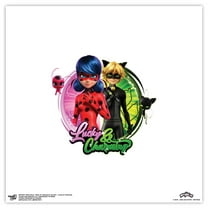 Gallery Pops Miraculous: Tales of Ladybug & Cat Noir - Lucky & Charming Wall Art, Unframed Version, 12" x 12"