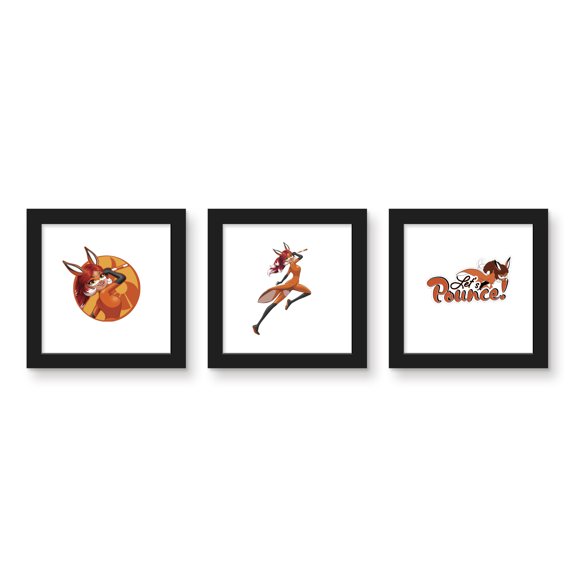 Gallery Pops Miraculous: Tales of Ladybug & Cat Noir - Rena Rouge Wall Art Bundle (3-Pack)