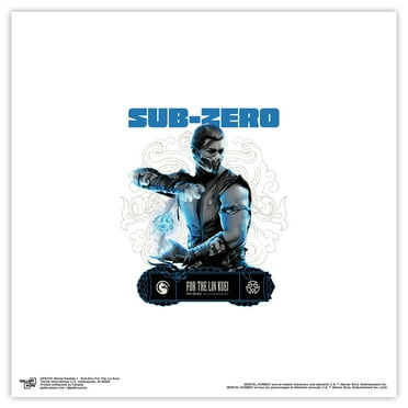 Gallery Pops Mortal Kombat 1 - Sub-Zero For The Lin Kuei Wall Art, Unframed Version, 12" x 12"