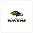 thumbnail image 1 of Gallery Pops NFL Baltimore Ravens - Primary Mark Logotype Wall Art, White Framed Version, 12" x 12", 1 of 5